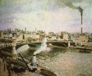 Morning,overcast Wather, Camille Pissarro